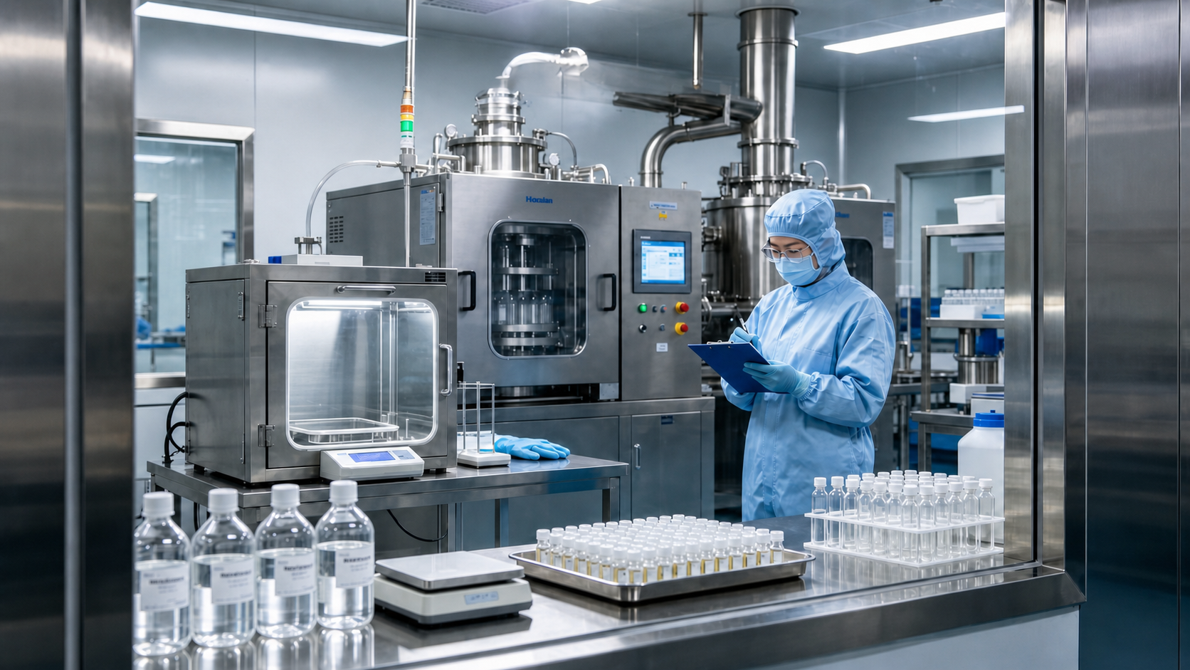 Controlled weighing process